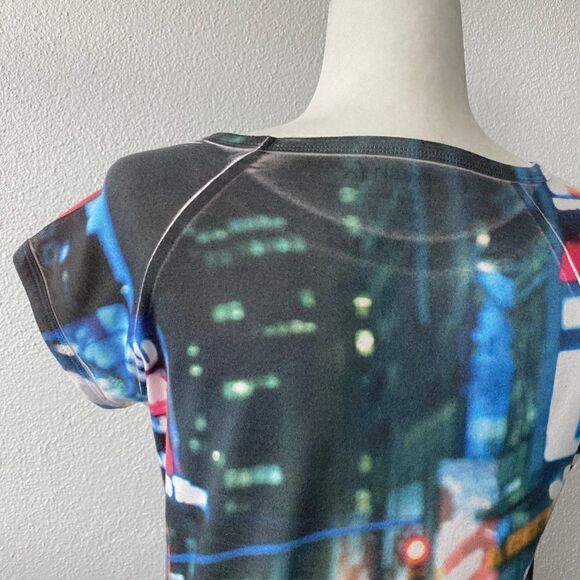 Fresh FX Art Deco Auto City Sublimation Design T-Shirt SZ L - Picture 6 of 10